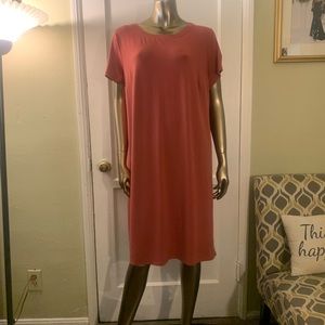 Mauve T-shirt Dress